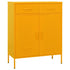 Lady Jillian -  Storage Cabinet Mustard Yellow 80x35x101,5 cm Steel - Model 2